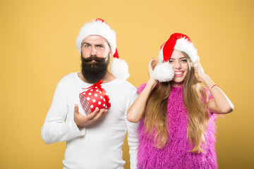 Fototapeta premium Christman happy pair