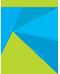 Blue Green Brochure Background