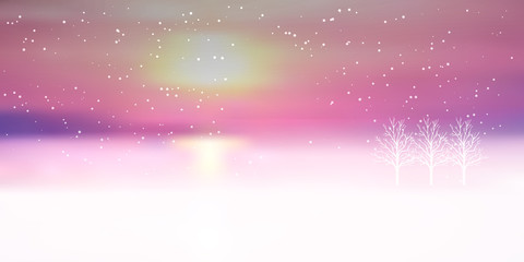 Fototapeta premium 雪 クリスマス 冬 背景