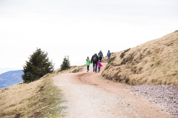 Obraz premium Bergwandern