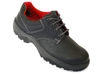 industrial steel toe cap work black shoes
