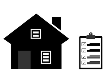Check-list et une maison