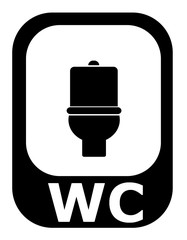 Obraz premium Toilettes