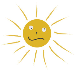 Sun symbol illustration