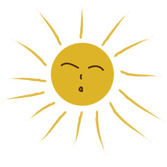 Sun symbol illustration