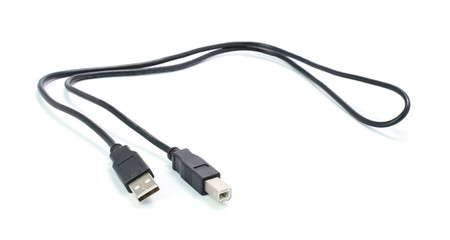 Cable Plug isolated on White Background