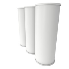 Trade show booth column