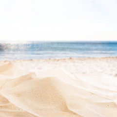Sand on sea background