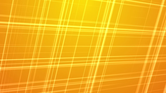 Intersecting Colored Fractal Lines Background - Yellow. Looping motion design. High Definition video clip.