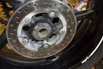 rear wheel sports bike