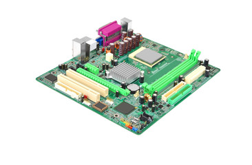 Green computer motherboard