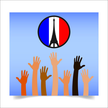 Paris. France - Friday, November . commemoration of the victims of the terrorist attack