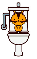 トイレと動物シリーズ