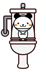 トイレと動物シリーズ