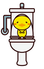 トイレと動物シリーズ