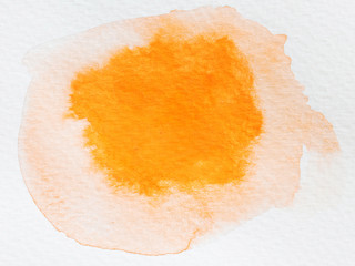 Water stains orange