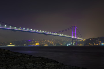 Fototapeta na wymiar İstanbul Boğaz Köprüsü