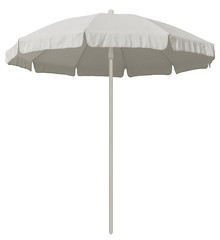 Beach umbrella - white