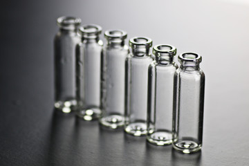 Medical test tubes set