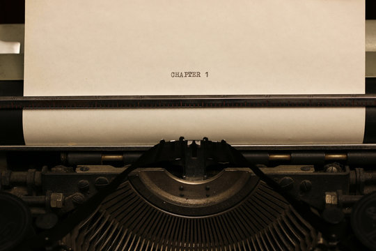 retro typewriter