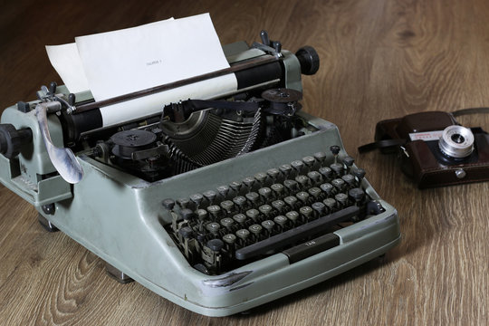 retro typewriter