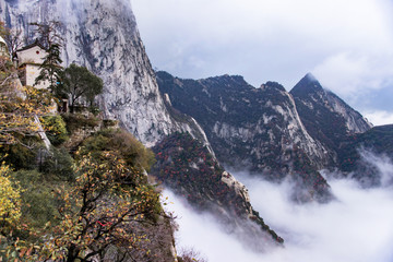  Huashan mountain. The highest of China’s five sacred mountain