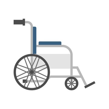 Vector wheelchair, flat design