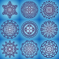 Vector ethnic mandala