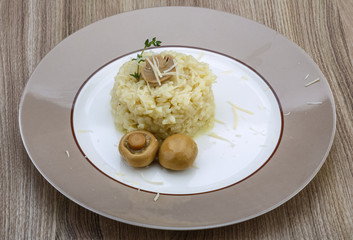 Risotto with mushroom