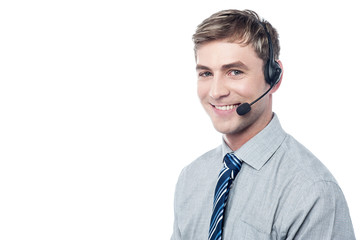 Customer care executive at helpdesk