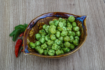 Wasabi peas