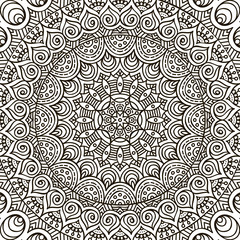 Fototapeta premium Mandala. Coloring page