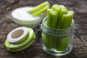 Celery sticks with  dip © Daniel Vincek