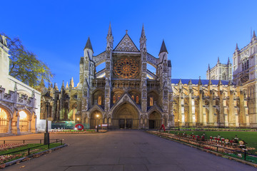 Traveling in the famous Westminster Abbey, London, United Kingdo
