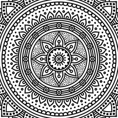 Mandala. Coloring page