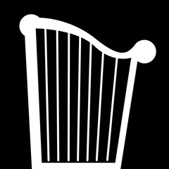 Harp vector Icon