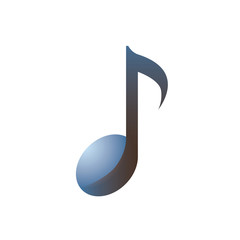 Music Note Logo Icon
