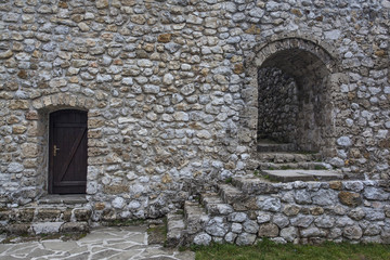 Naklejka premium Medieval fortified building in Travnik 11