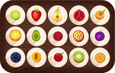 sliced fruit seamless