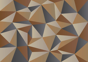 Abstract Vector Military Camouflage Background Made of Geometric Triangles Shapes
