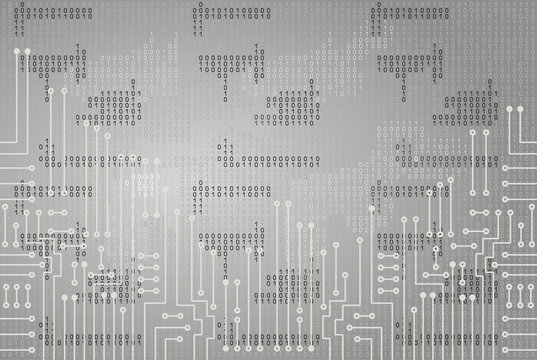 Electronic circuit and  binary code