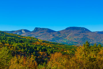 beautiful autumn mountain landsape