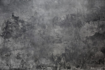 gray background wall made on real plaster - obrazy, fototapety, plakaty