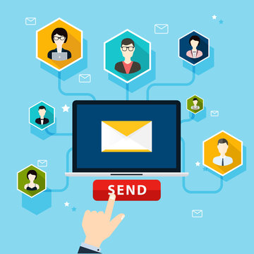 Running email campaign, email advertising, direct digital market
