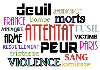 nuage de tags,terrorisme,attentat 