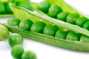 Fresh garden peas