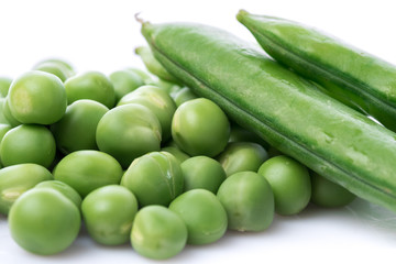 Fresh garden peas