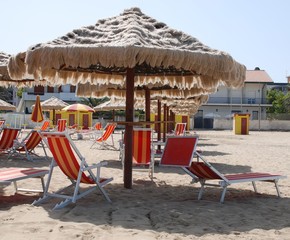 Brown Beach Umbrella