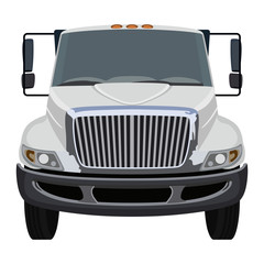 Naklejka premium Front truck
