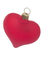 Glasherz Christbaumschmuck